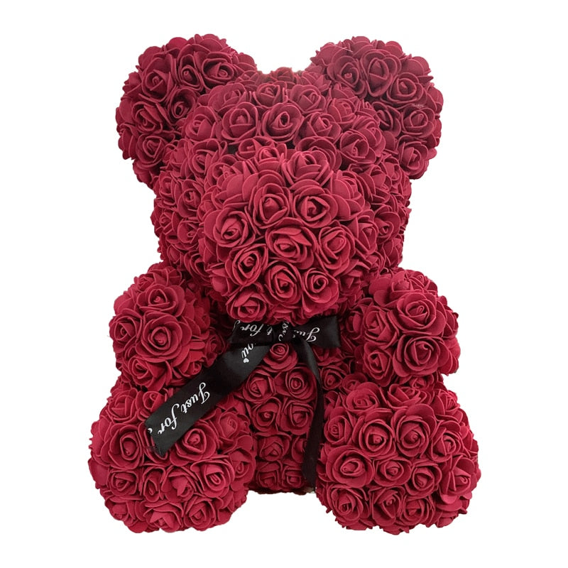 Flower Rose Teddy Bear | Jouw tevredenheid staat bij ons op nummer 1!