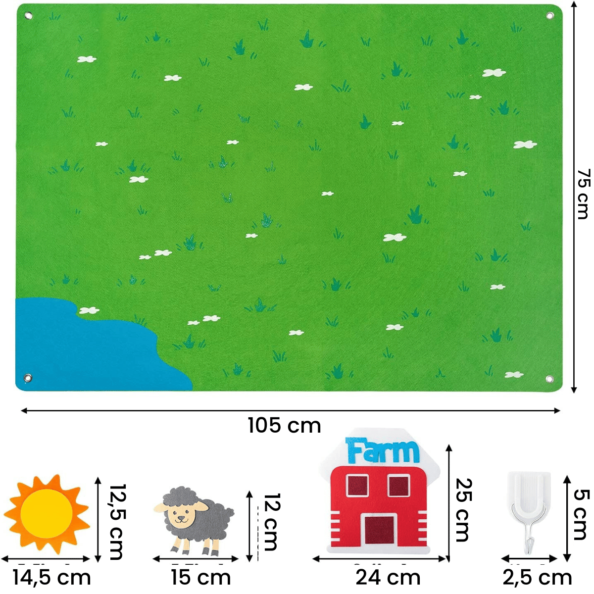 FeltBoard™ - Eindeloos ontdek- en speelplezier! - Viltbord