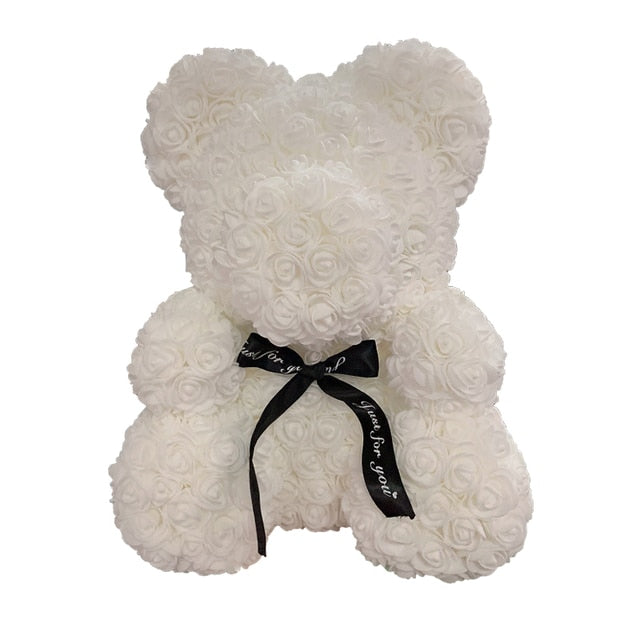 Flower Rose Teddy Bear | Jouw tevredenheid staat bij ons op nummer 1!