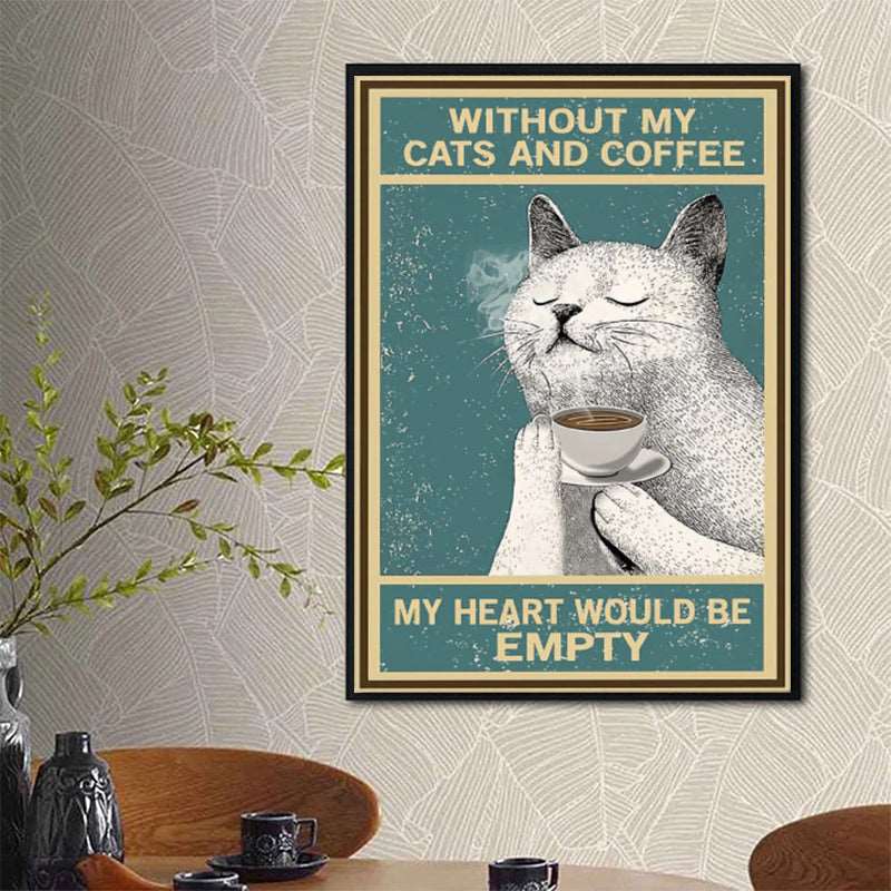 Cats&Coffee™ Canvas (1 + 1 GRATIS)