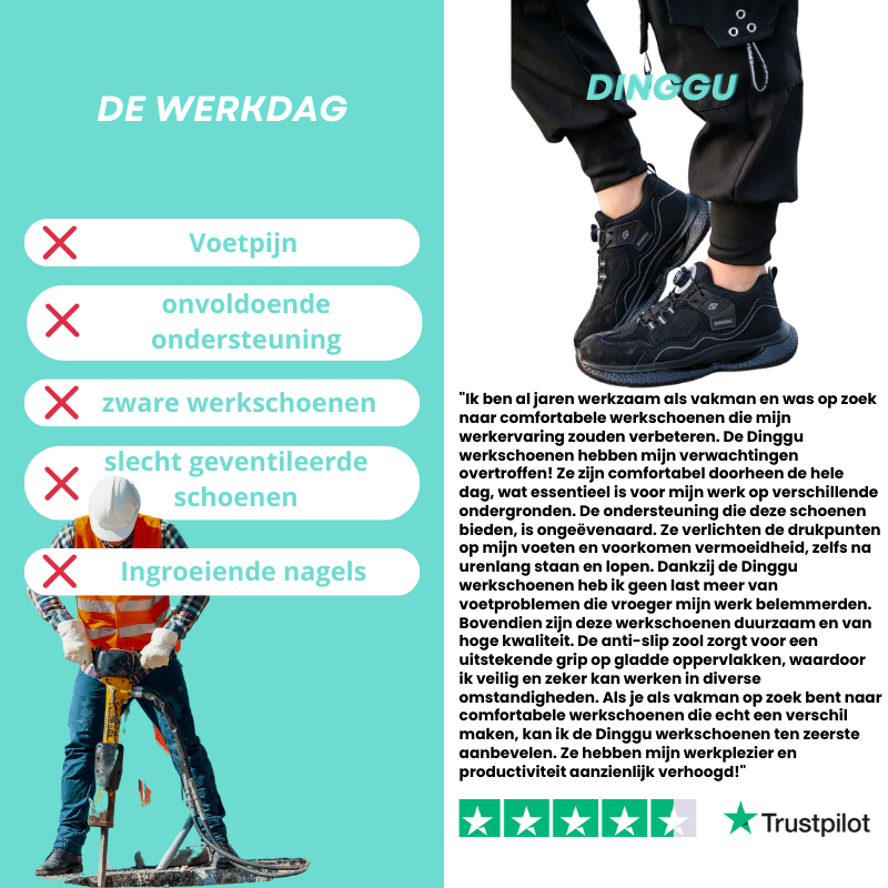 Dinggu Pro+ Ultra conform veiligheid schoenen