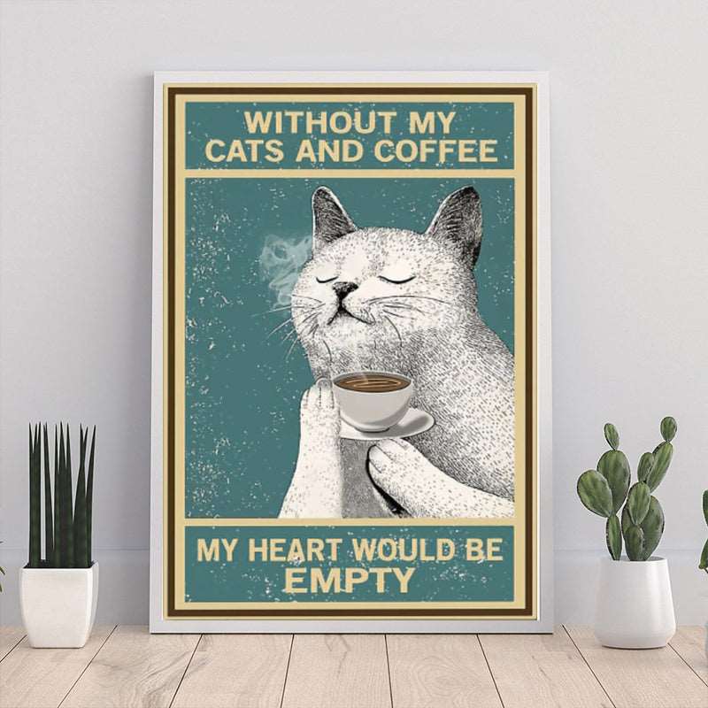 Cats&Coffee™ Canvas (1 + 1 GRATIS)