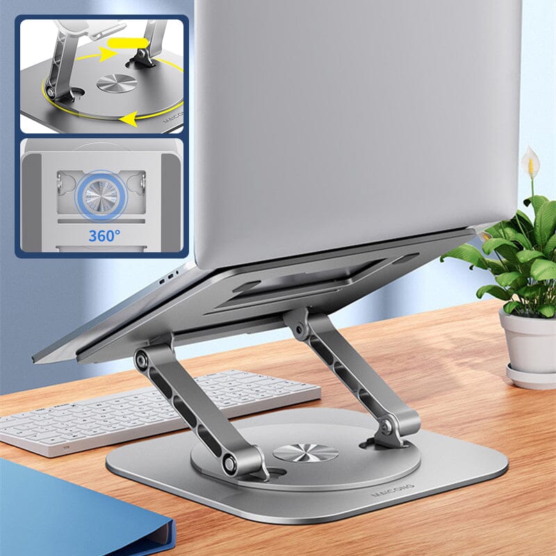 🌟 Verhoog je Werkcomfort met de Draaibare Laptop Stand 🌟