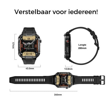 SteelLink™ & BlazeX Pro™  | Onverwoestbare Smartwatch