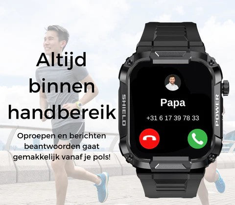 SteelLink™ & BlazeX Pro™  | Onverwoestbare Smartwatch