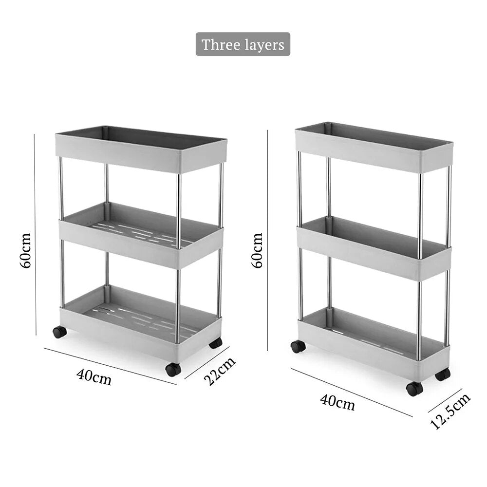 Shelf Trolley™ | Blijf georganiseerd onderweg met legplanken op wieltjes!