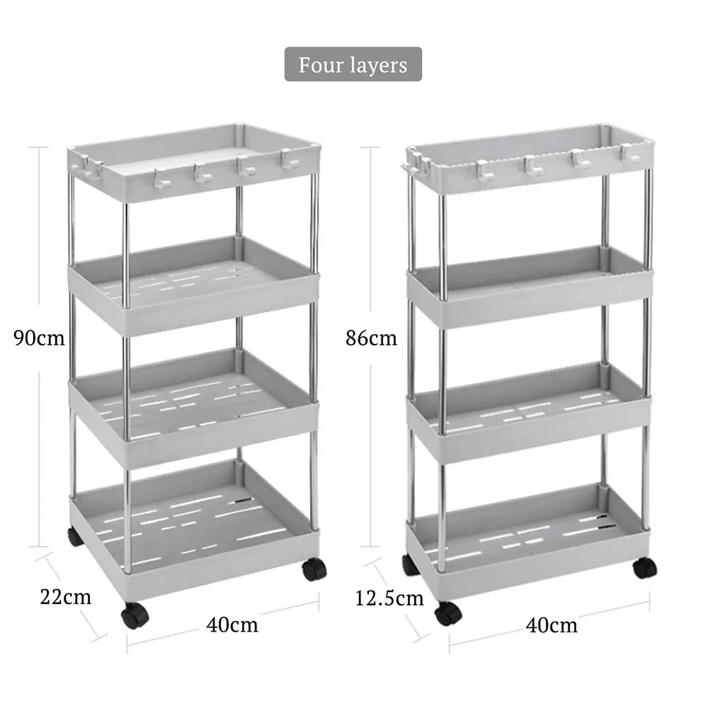 Shelf Trolley™ | Blijf georganiseerd onderweg met legplanken op wieltjes!