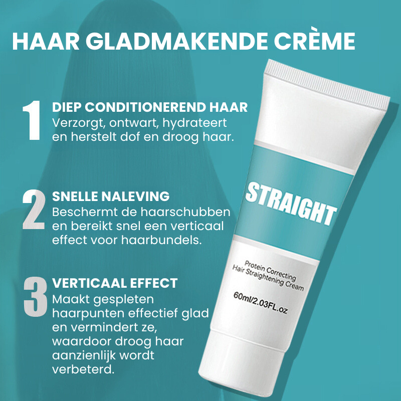 STRAIGHT™ | Haar Gladmakende Crème