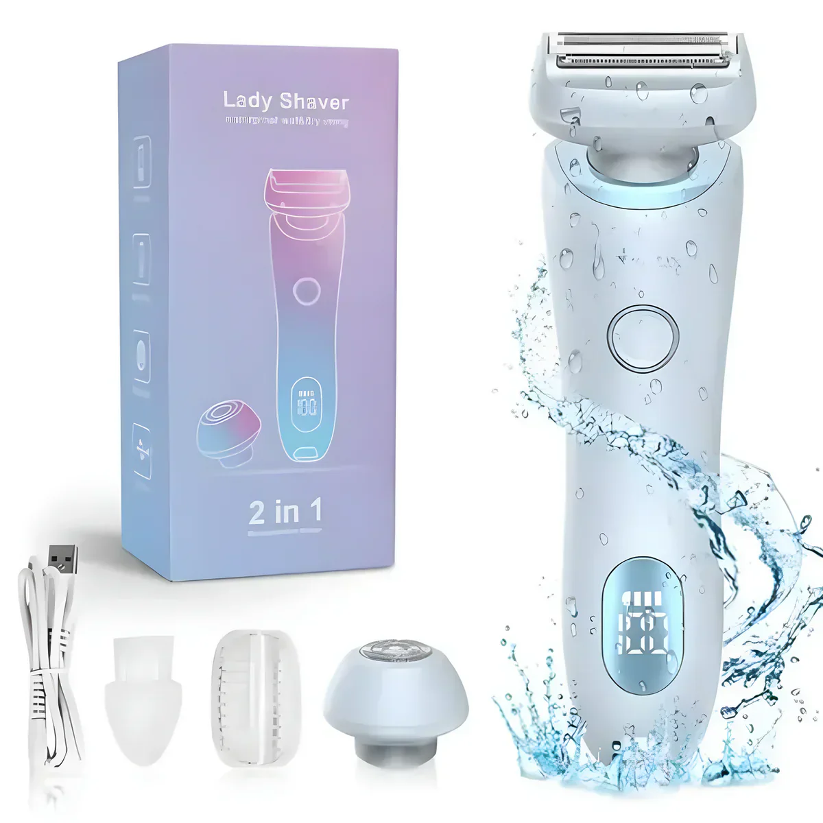 BeautyShave Pro | 2-in-1 Ladyshave