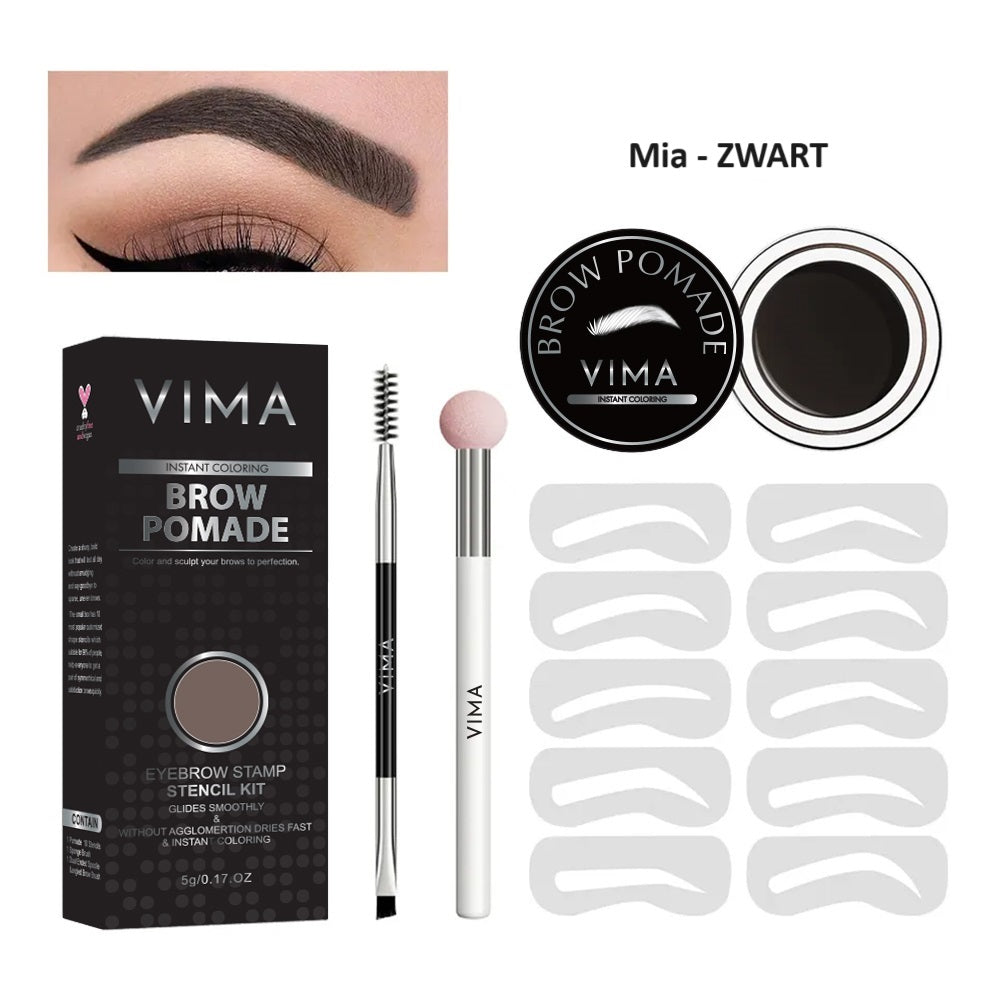 Eyebrow Stamp Stencil Kit | Wenkbrauw make-over set 1+1 Gratis