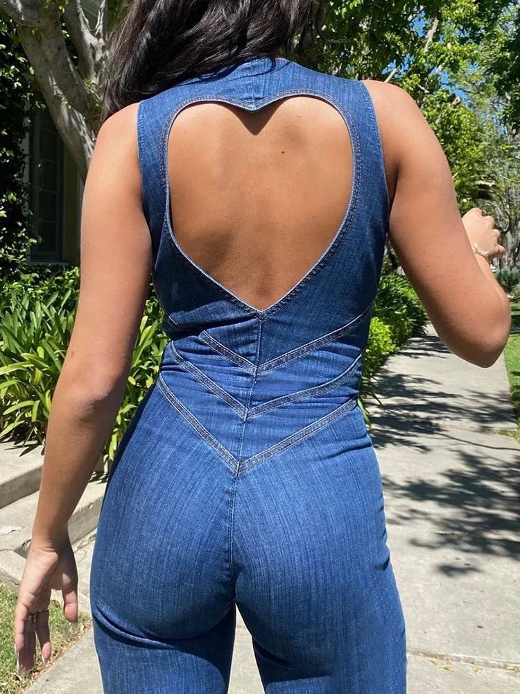 Diana™ - Denim Jumpsuit Trend 2024