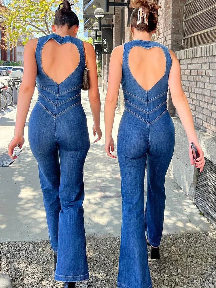 Diana™ - Denim Jumpsuit Trend 2024