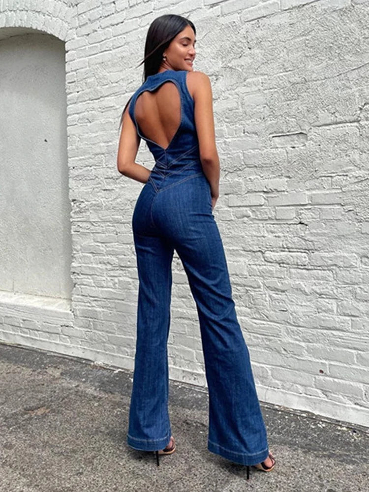 Diana™ - Denim Jumpsuit Trend 2024