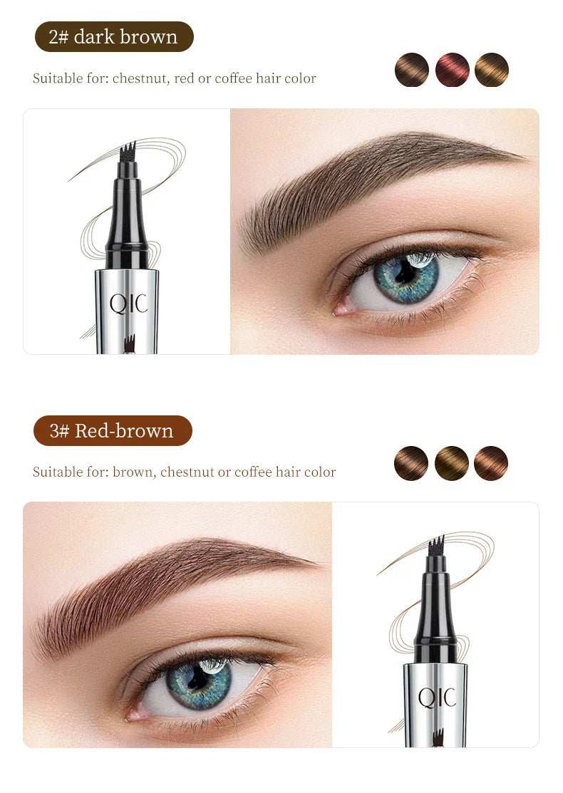 4D Waterproof Microblading wenkbrauwpotlood (1+1 Gratis)