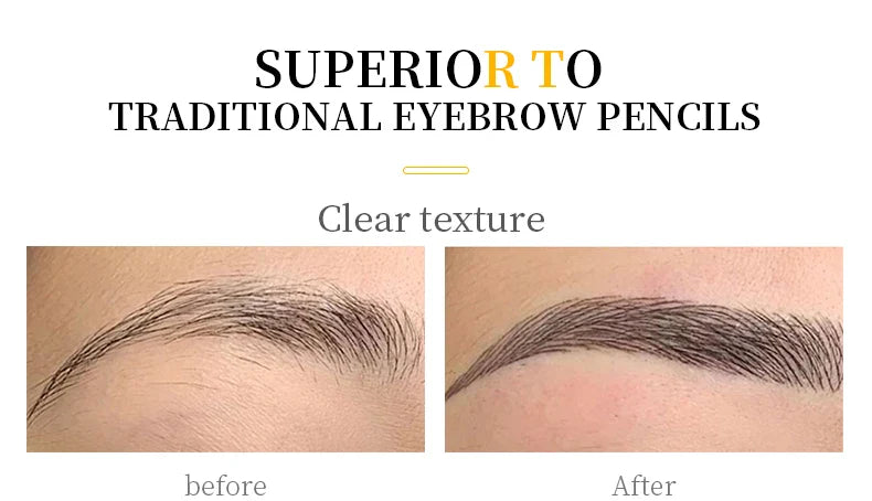 4D Waterproof Microblading wenkbrauwpotlood (1+1 Gratis)