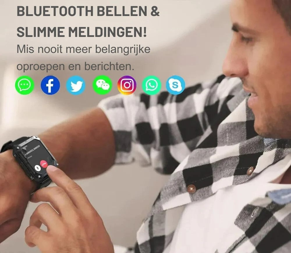 SteelLink™ & BlazeX Pro™  | Onverwoestbare Smartwatch