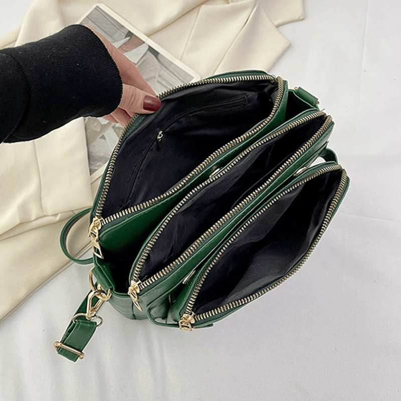 MilanBag | Stijlvolle leren crossbody schoudertas