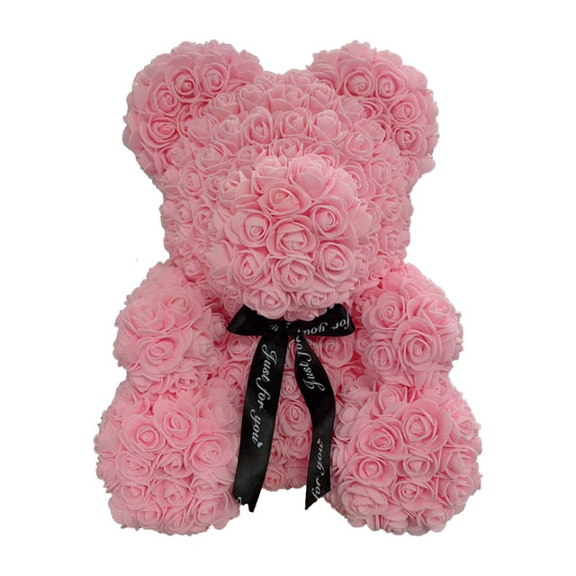 Flower Rose Teddy Bear | Jouw tevredenheid staat bij ons op nummer 1!