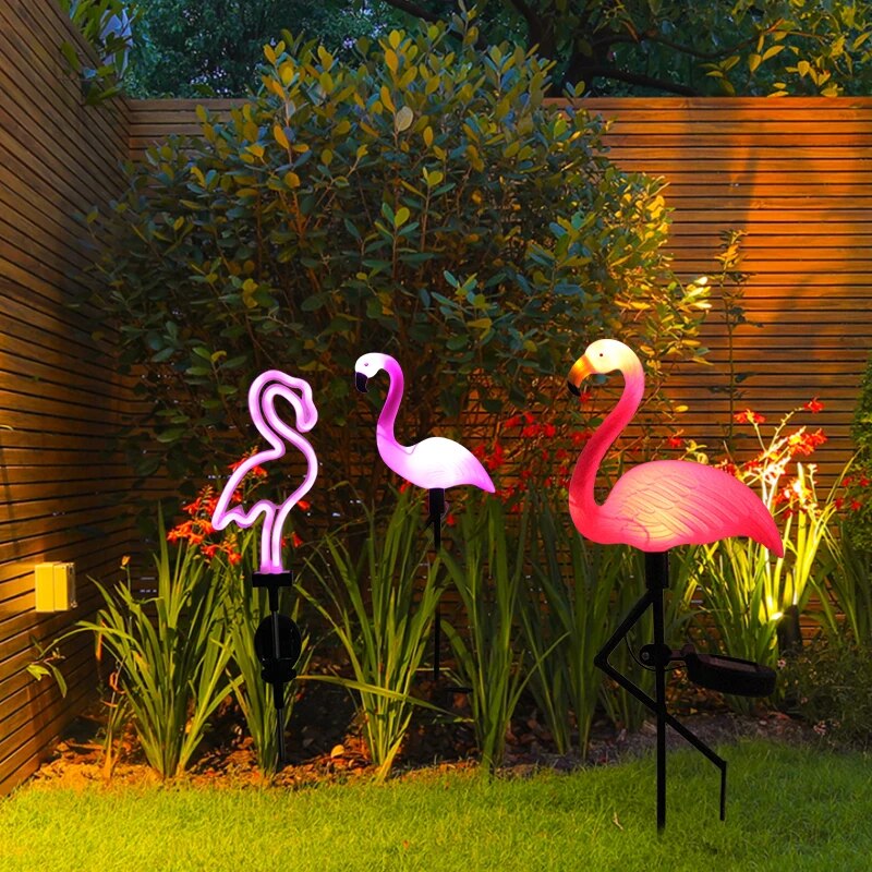 Solar Flamingo™ | Versier je tuin met charmante flamingolampen!