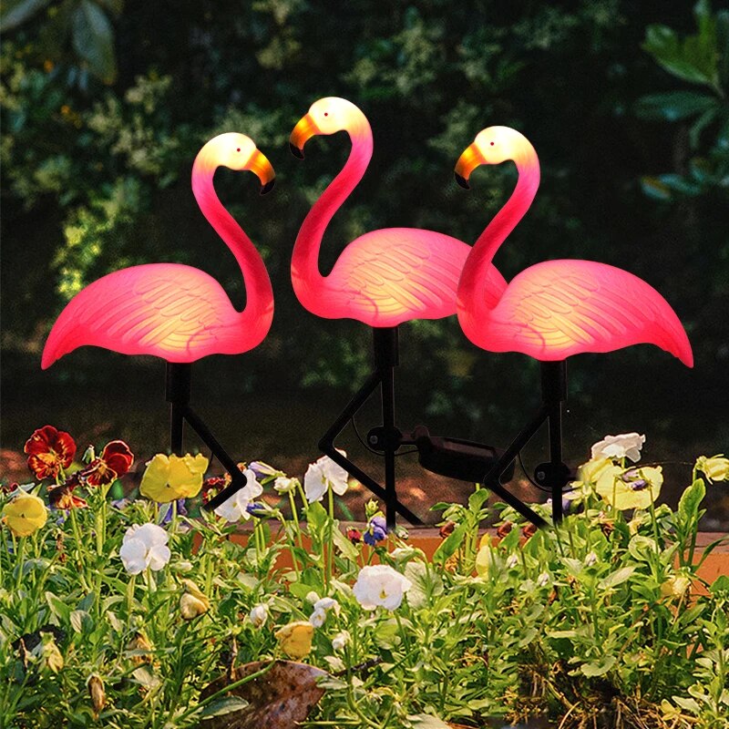 Solar Flamingo™ | Versier je tuin met charmante flamingolampen!