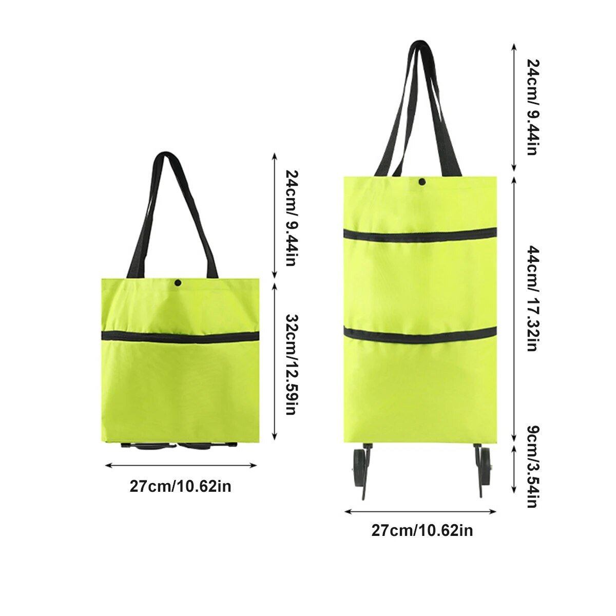 ShopEase Bag™ | Vereenvoudig je winkelervaring met de vergrootbare tas op wieltjes!