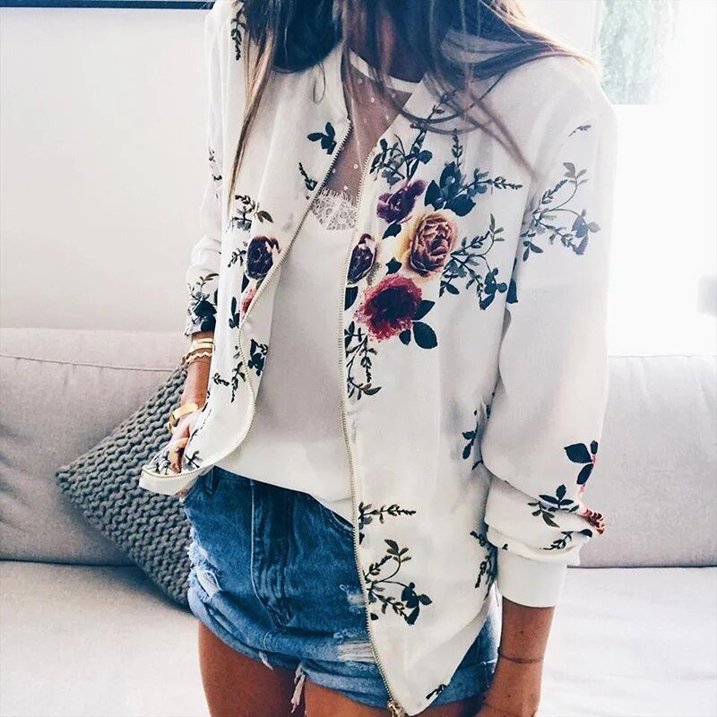 PetalPop Jacket | Omarm het seizoen met deze gebloemde bomber!