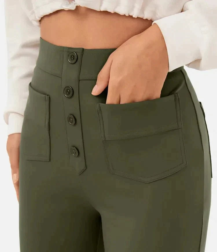 ChicWaist™ - Stretch & Comfort – Hoog getailleerde Vrijetijdsbroek