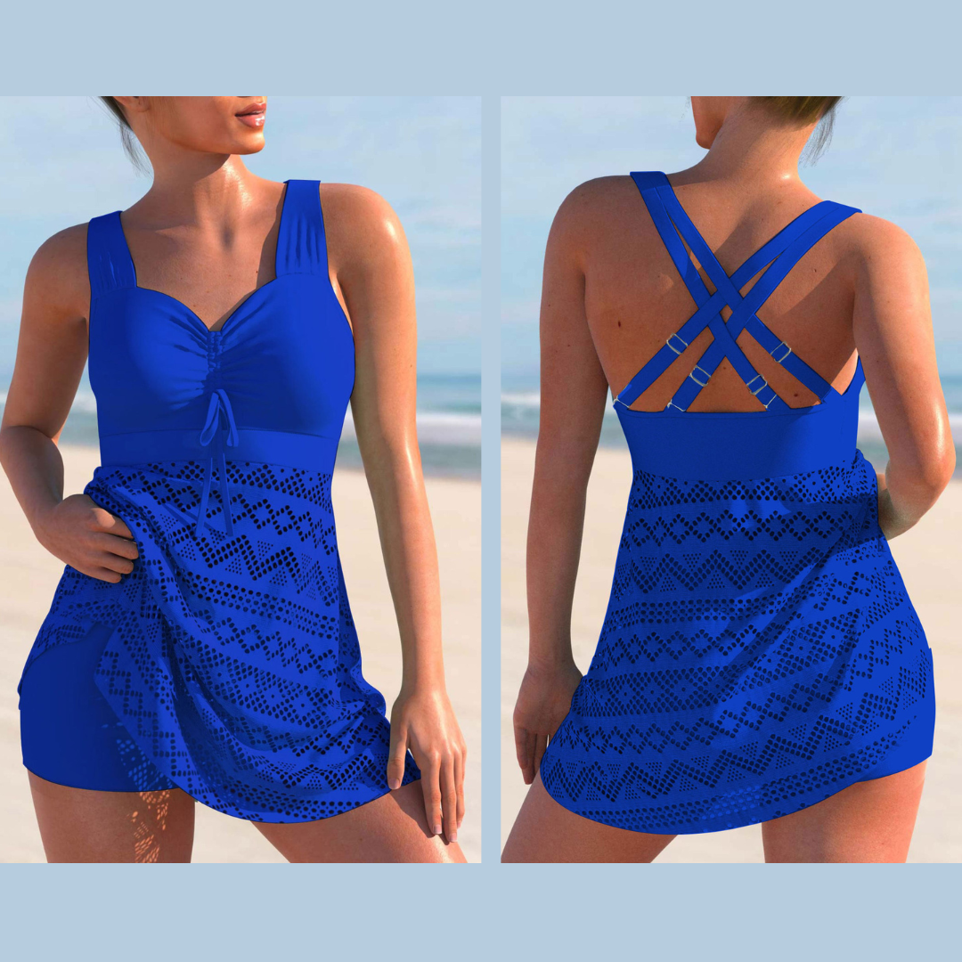 Luna's Elegance ™| Gewatteerde Tankini - Set