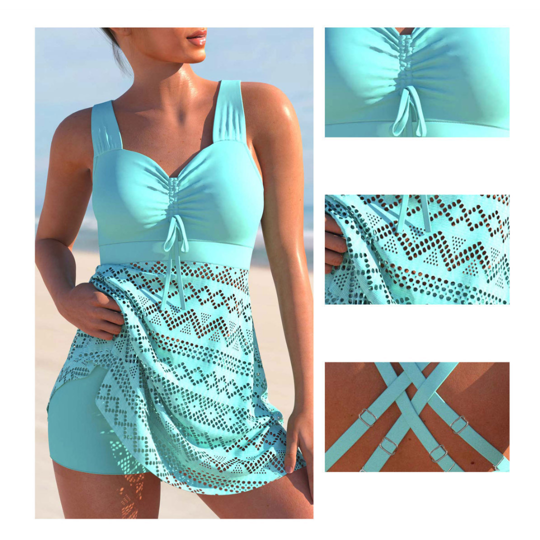 Luna's Elegance ™| Gewatteerde Tankini - Set