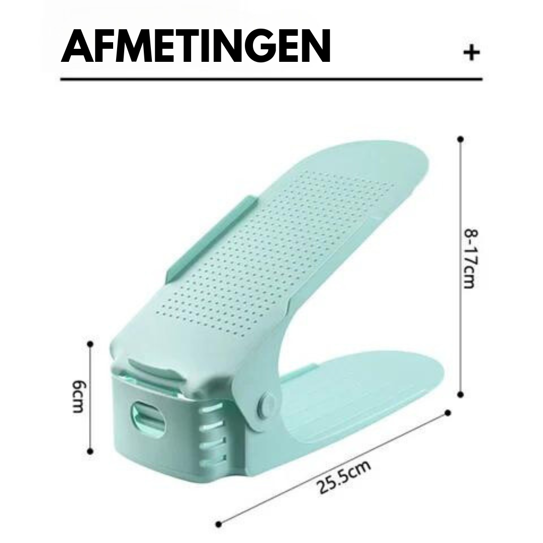 ShoeMaster 3+2 GRATIS | Verstelbare & ruimtebesparende schoenenopberger