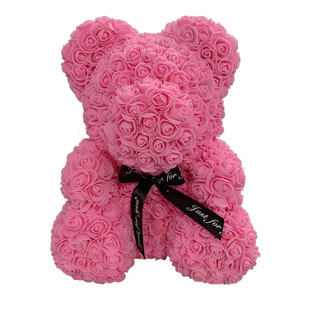 Flower Rose Teddy Bear | Jouw tevredenheid staat bij ons op nummer 1!