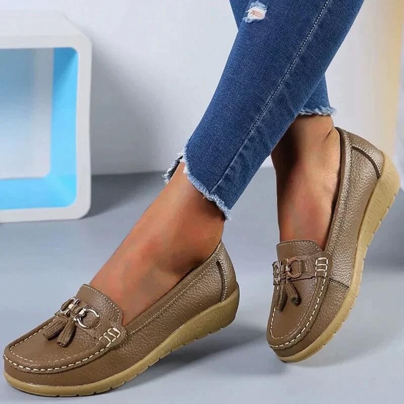 Mari-Jane™ - Orthopedische Leren Loafers