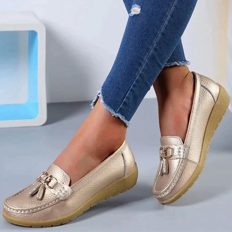 Mari-Jane™ - Orthopedische Leren Loafers